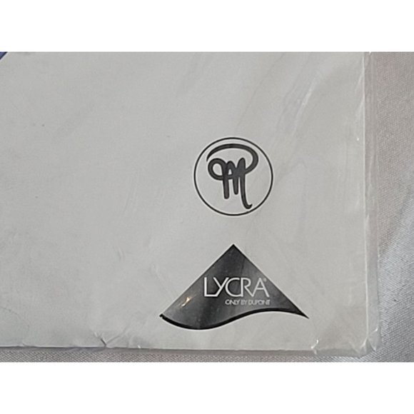 Vintage Philipe Matignon Fashion Pantyhose Fishnet Patterned Tights Blue New - Picture 6 of 8